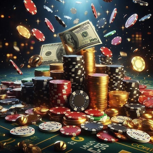 Tampilan permainan kasino online loyalbet dengan slot dan live dealer